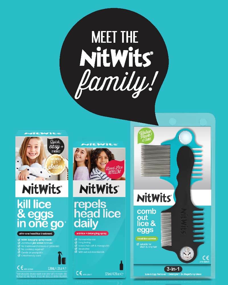 New Look SAME GREAT PRODUCTS! | NitWits products with new packaging in a row