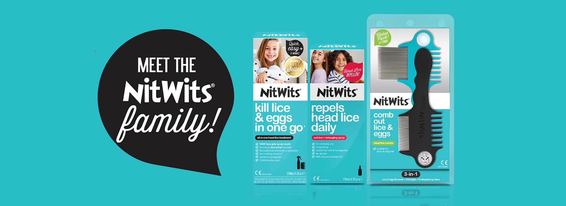 New Look SAME GREAT PRODUCTS! | NitWits products with new packaging in a row