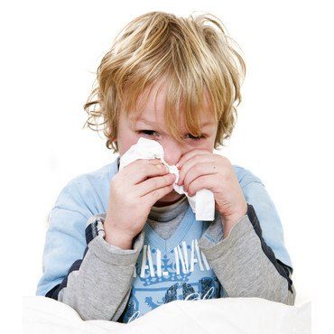 Get Vaccinated - It's Flu Season - Child Sneezing