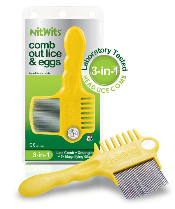 NitWits Head Lice Comb for Head Lice Removal