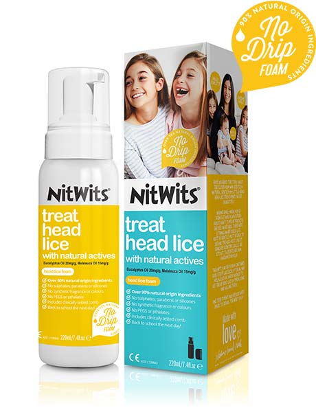 NitWits Head Lice Foam Treatment Kit